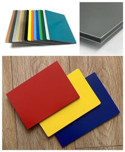 4mm*0.21 PVDF ACP aluminiumkompositpanel obruten Brandsäker ACM-panel för byggnads yttervägg