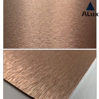 Metallborstad 3/4 mm aluminiumkompositpanel