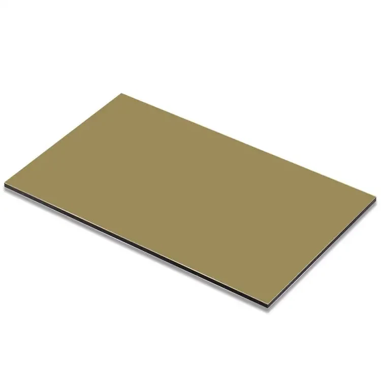 Färgglad högblank 3 mm 4 mm PVDF-bearbetad brandsäker ACP-aluminiumkompositpanel